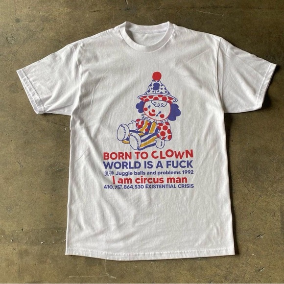 fast fashion Other - Born to clown T-shirt ✅